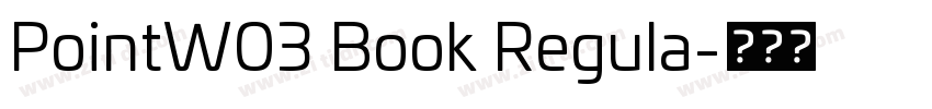 PointW03 Book Regula字体转换